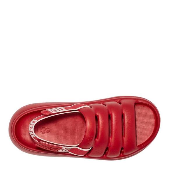UGG Womens Sport Yeah Slides Samba Red Size 7 - Picture 5 of 7